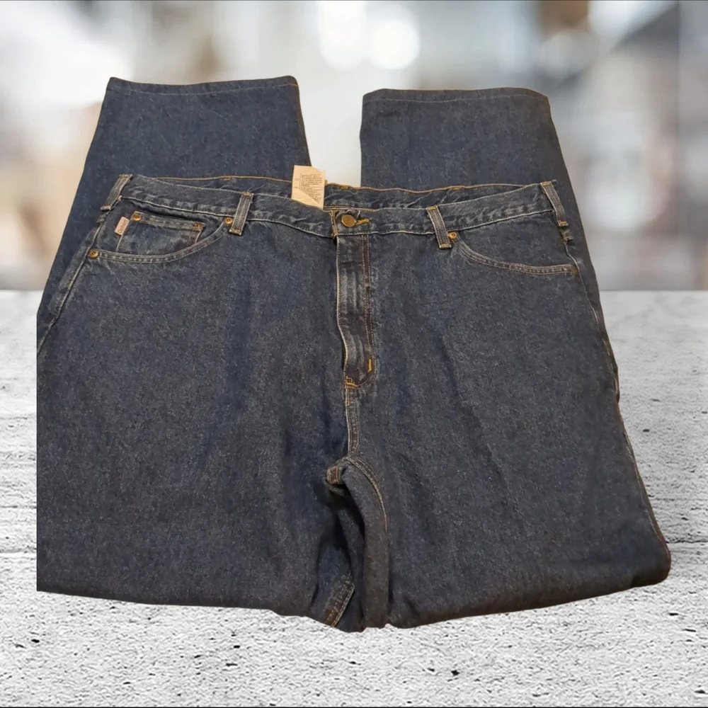 NWOT Carhartt men's jeans loose fit jeans size 42/34 - Picture 7 of 14